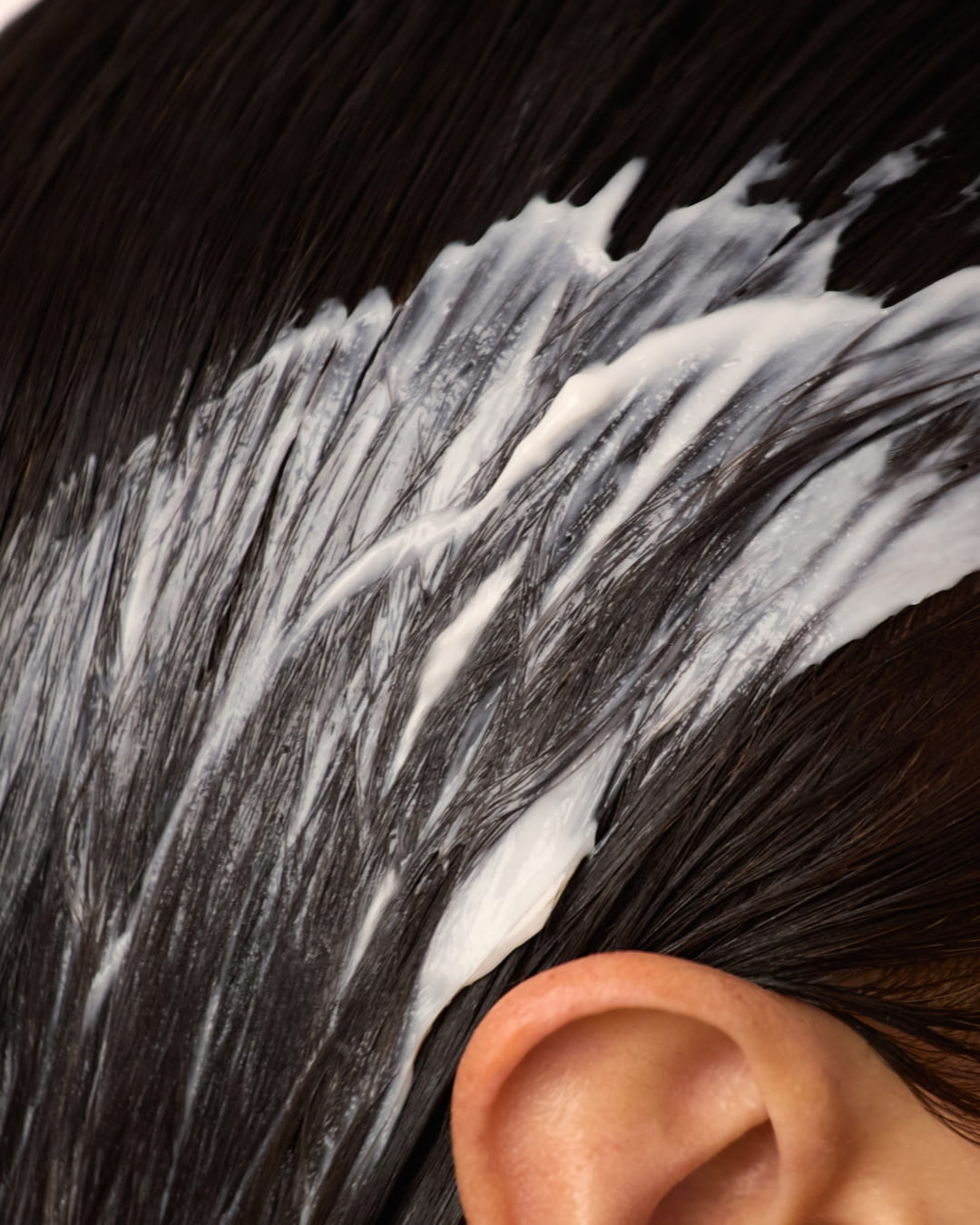 Masque fortifiant et démêlant pour cheveux de la marque My Store, présenté dans un flacon blanc avec étiquette.