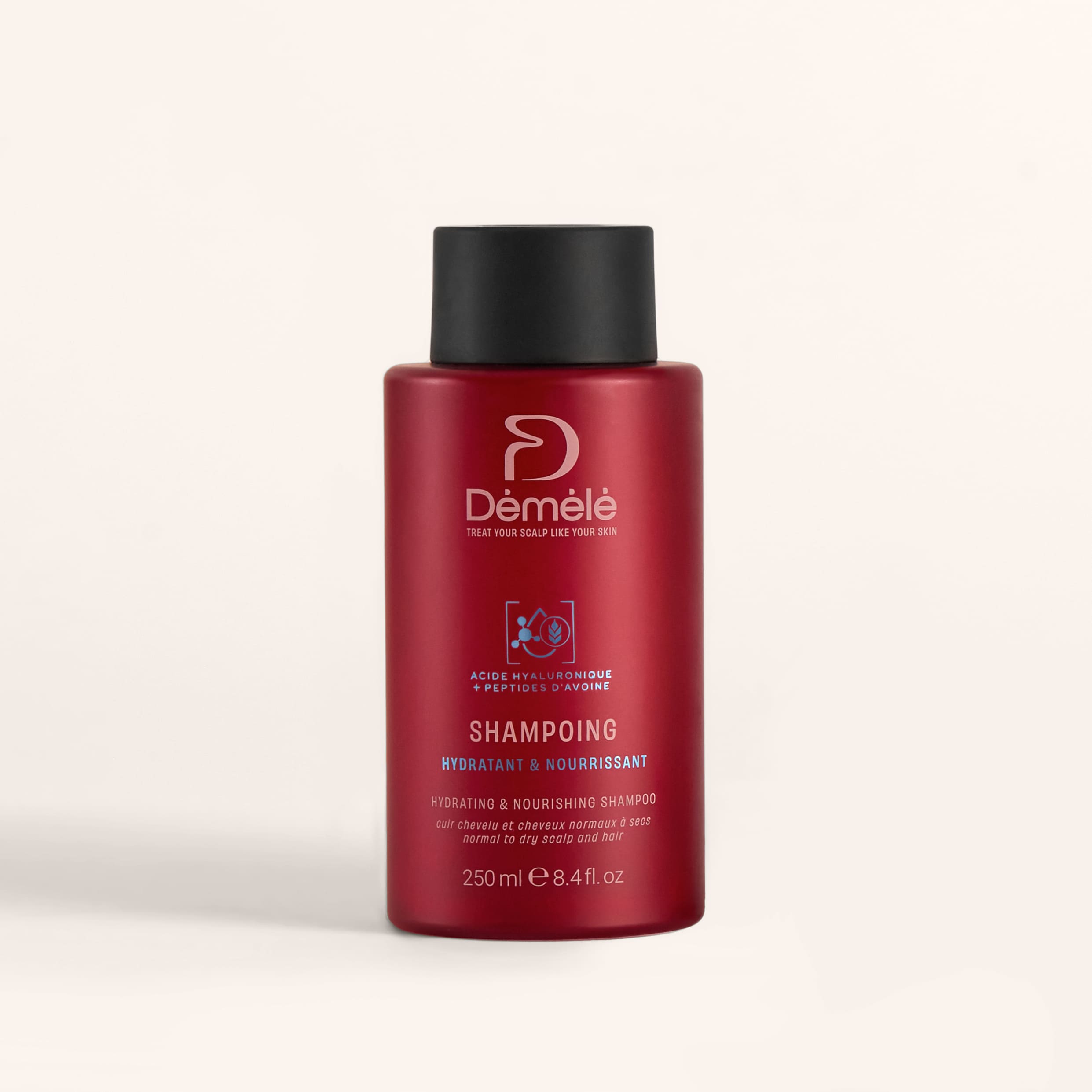Shampoing hydratant et nourrissant My Store dans un emballage beige, idéal pour l'hydratation des cheveux. Image