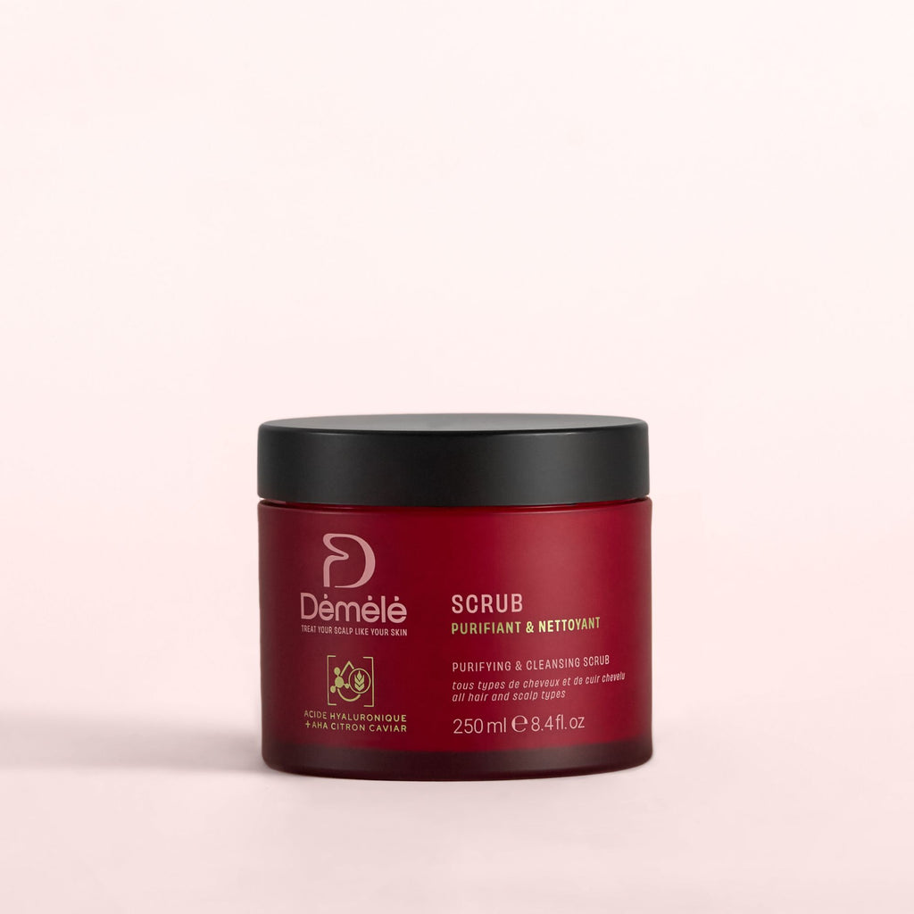 Scrub purifiant et nettoyant Démélé pour le cuir chevelu, soin exfoliant doux inspiré du skincare