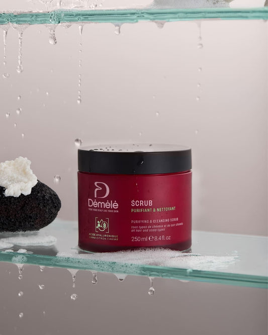 Pot Scrub Purifiant & Nettoyant Démélé pour cuir chevelu et racines grasses