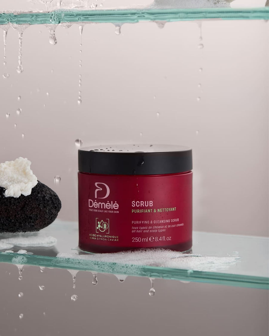 Pot Scrub Purifiant & Nettoyant Démélé pour cuir chevelu et racines grasses