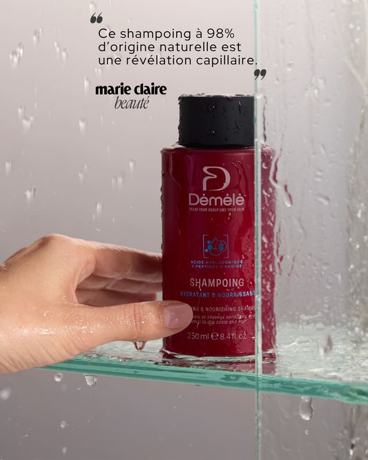 Flacon Shampoing Hydratant & Nourrissant Démélé pour cuir chevelu normal à sec