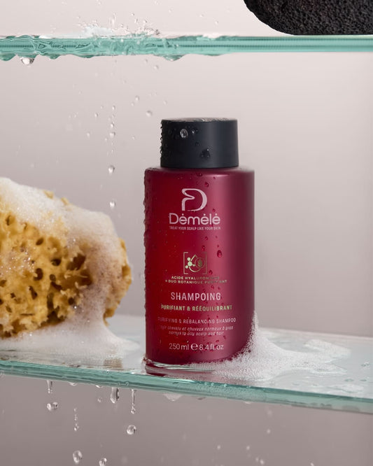 Flacon Shampoing Purifiant & Rééquilibrant Démélé pour cuir chevelu gras