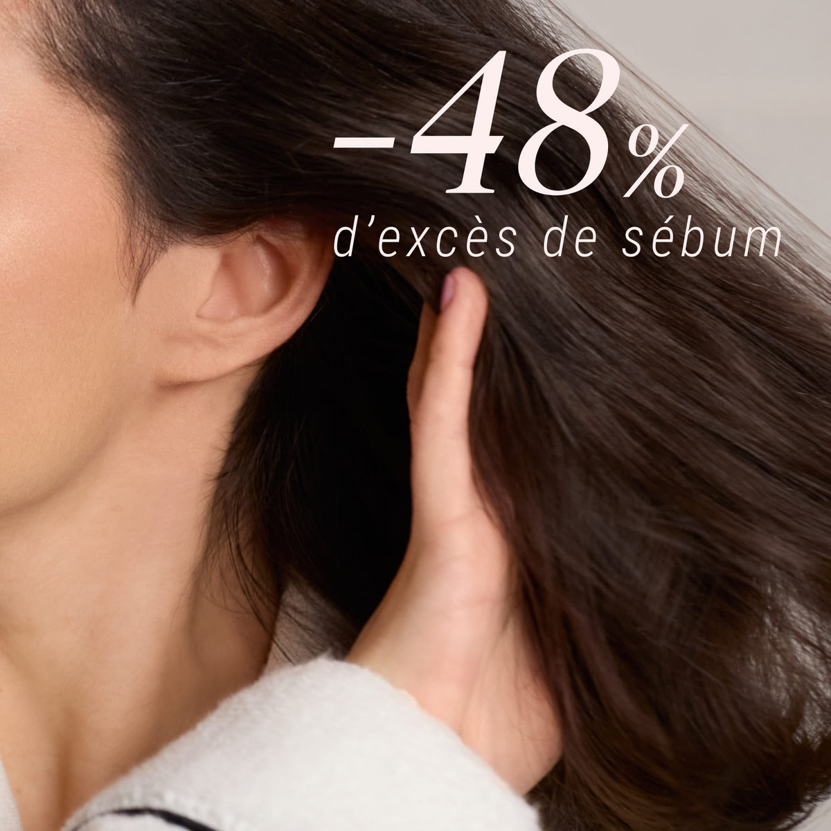 Résultat sur cuir chevelu gras après utilisation du shampoing purifiant et rééquilibrant Démélé.